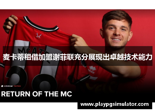 麦卡蒂租借加盟谢菲联充分展现出卓越技术能力
